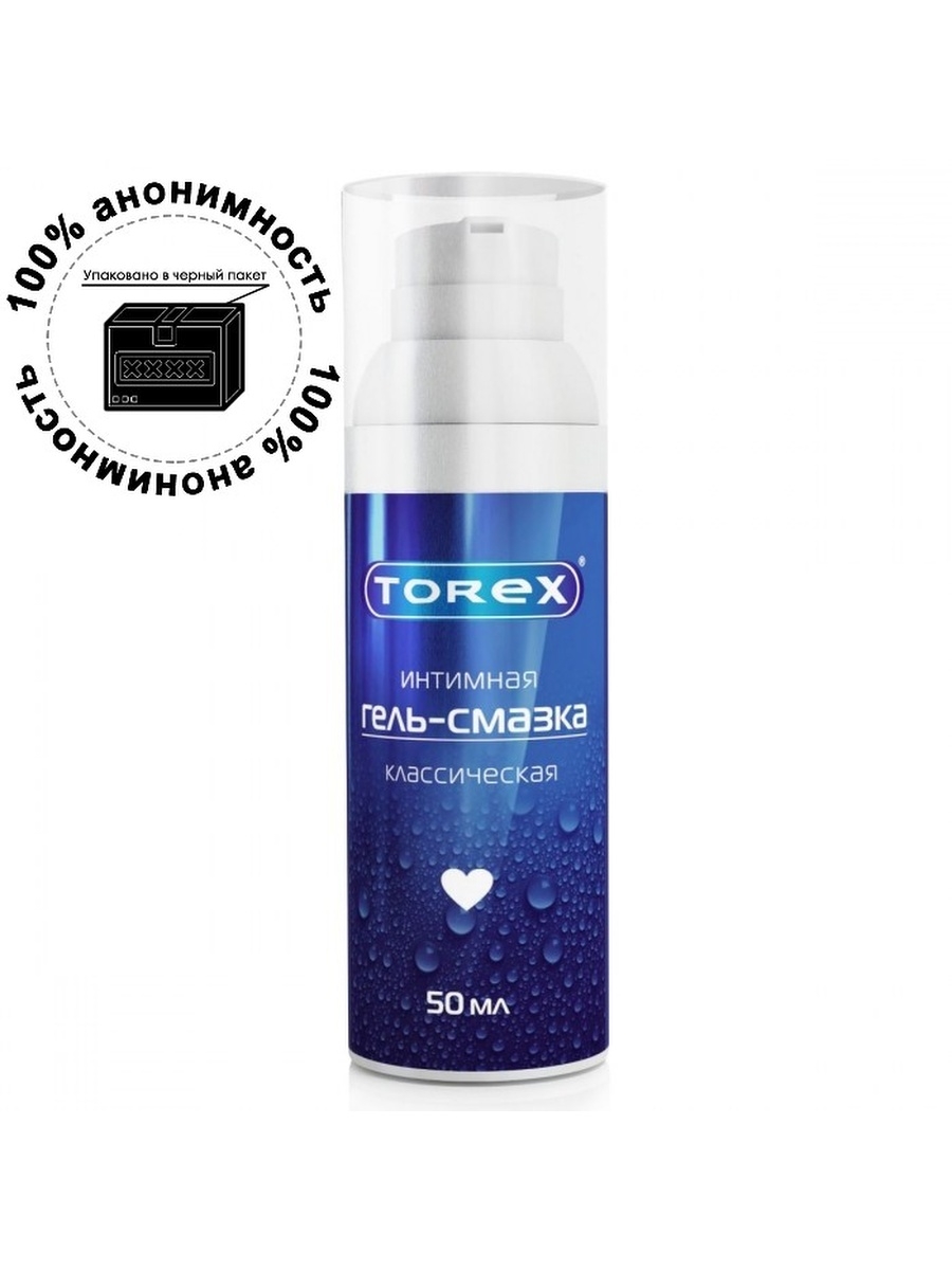 Гель-смазка Torex Классическая, на водной основе, 50 мл Tube3164 - Torex - Универсальные интимные смазки - Купить