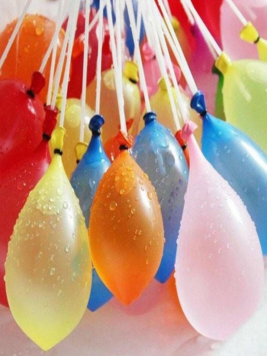 воздушные шарики с водой