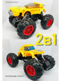 Конструктор с инерционным механизмом Monstercar4x4 2в1