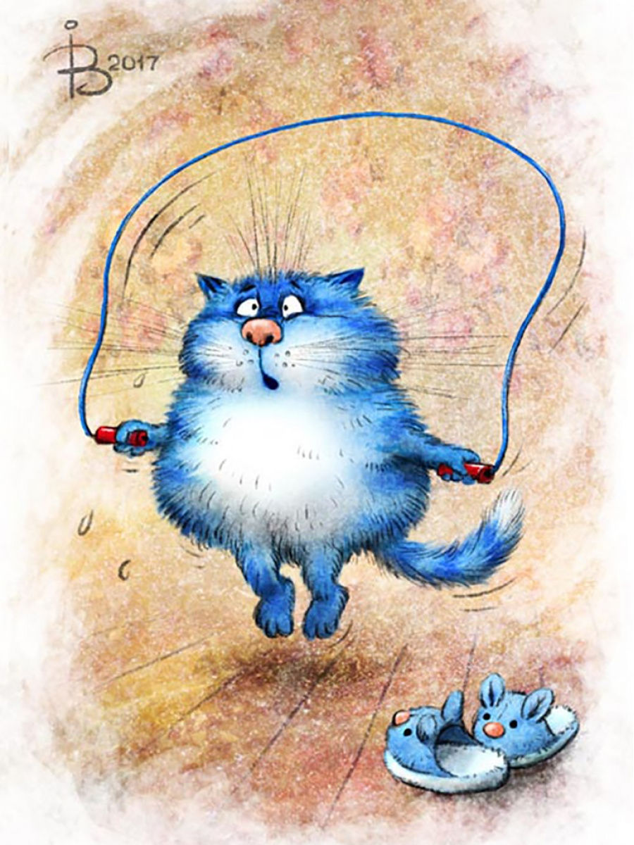 Синий кот Зенюк