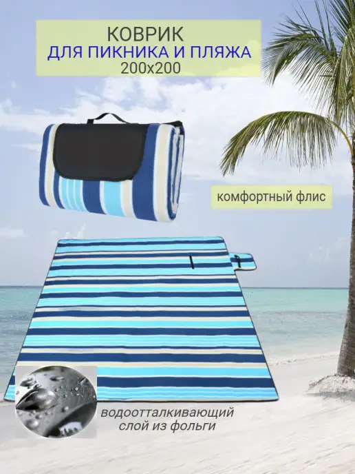 Пляжный коврик: яркий аксессуар вашего комфортного отдыха