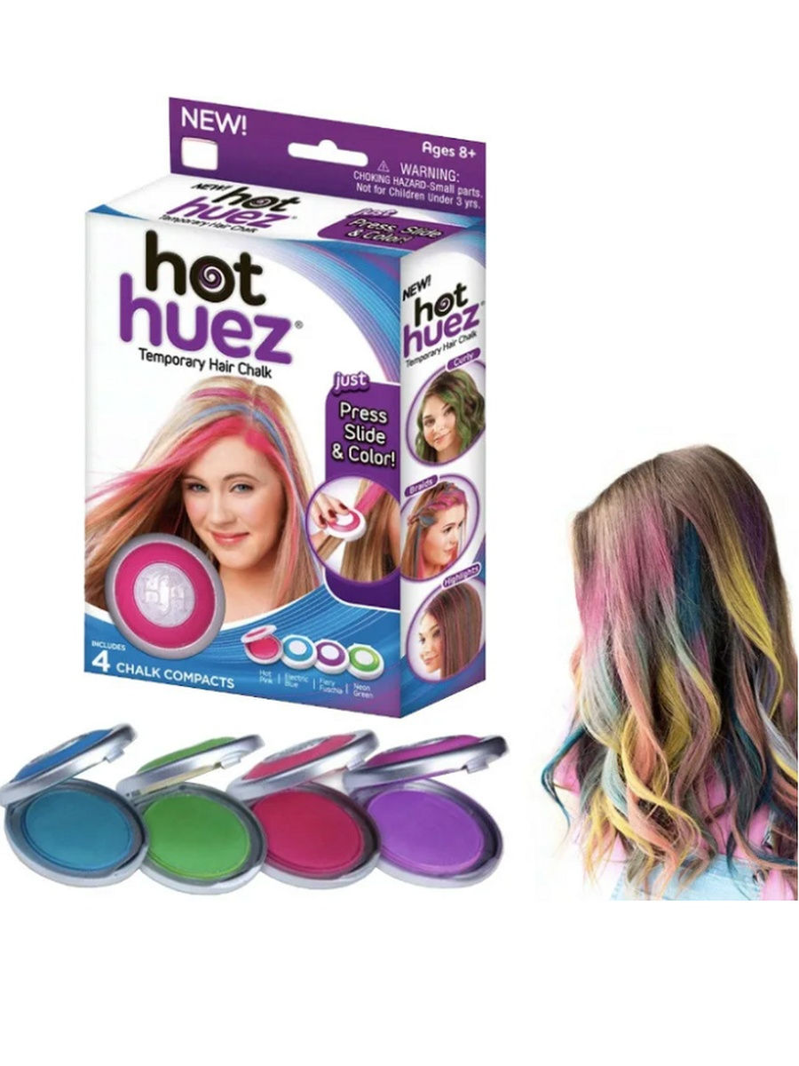 Hot Huez набор временных цветных мелков для волос
