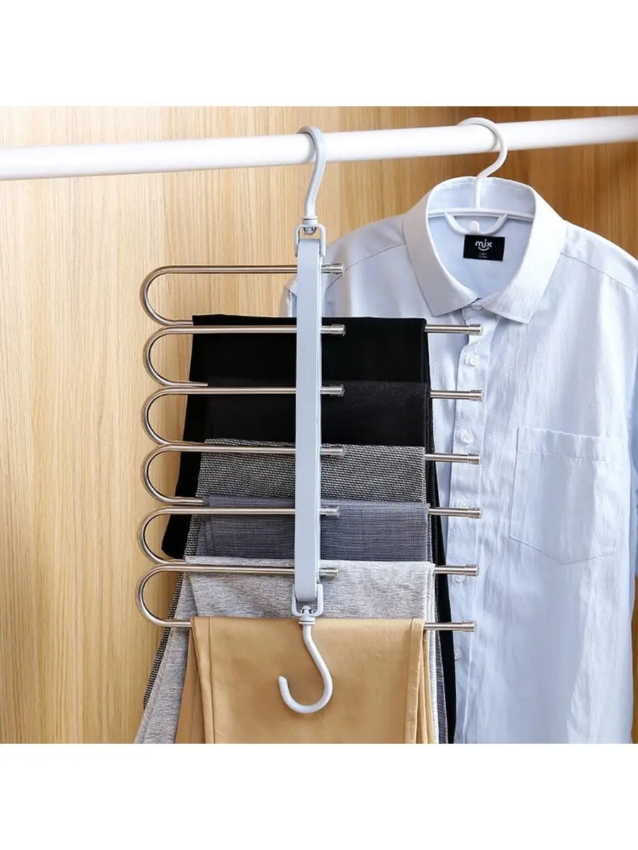 Умный способ организовать свой гардероб с помощью колец для штор для душа за 1 доллар