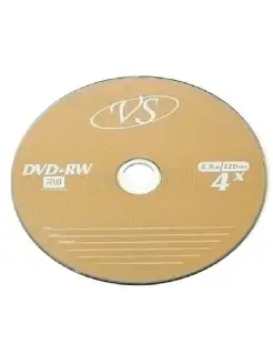 Диск DVD-RW 4.7Gb 120min, 4 шт, конверт