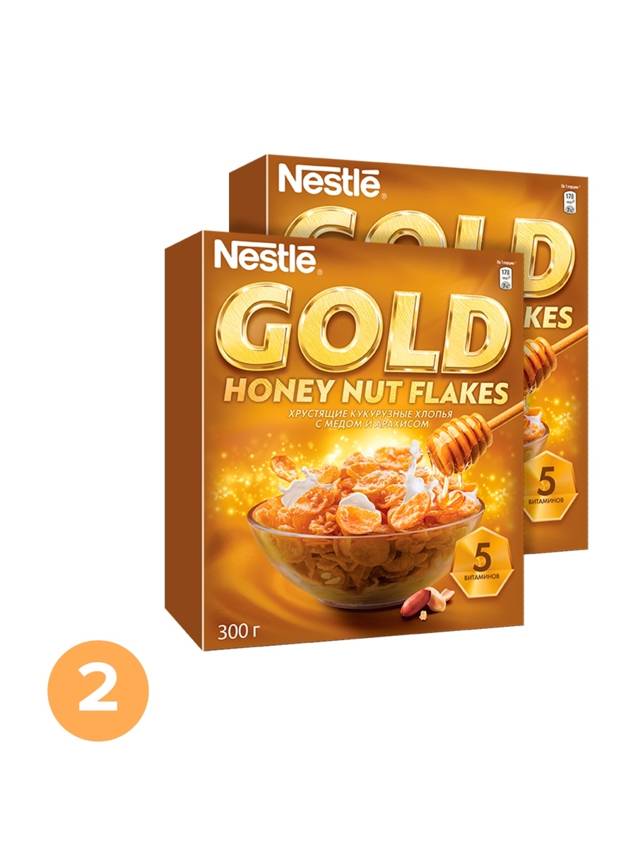 Nestle gold honey nut flakes