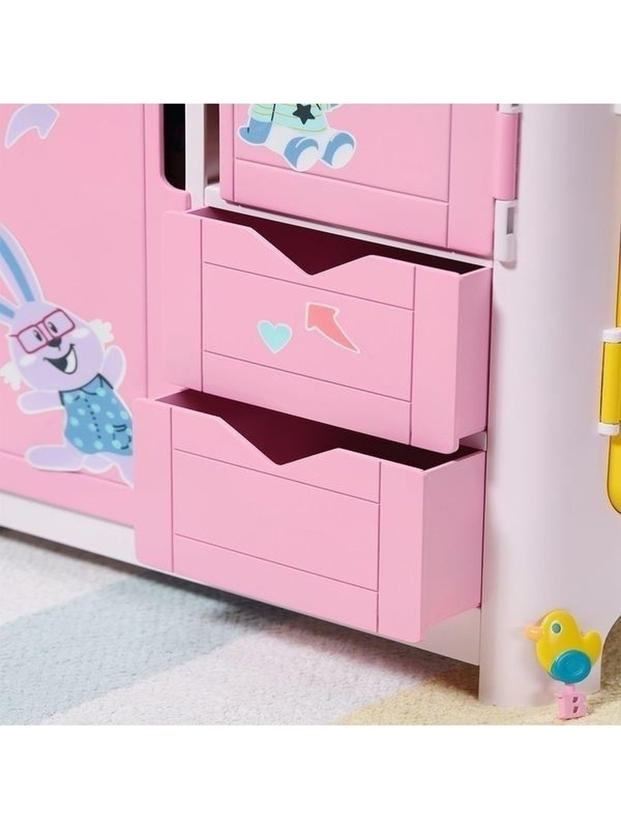 Шкаф для кукольной одежды baby born
