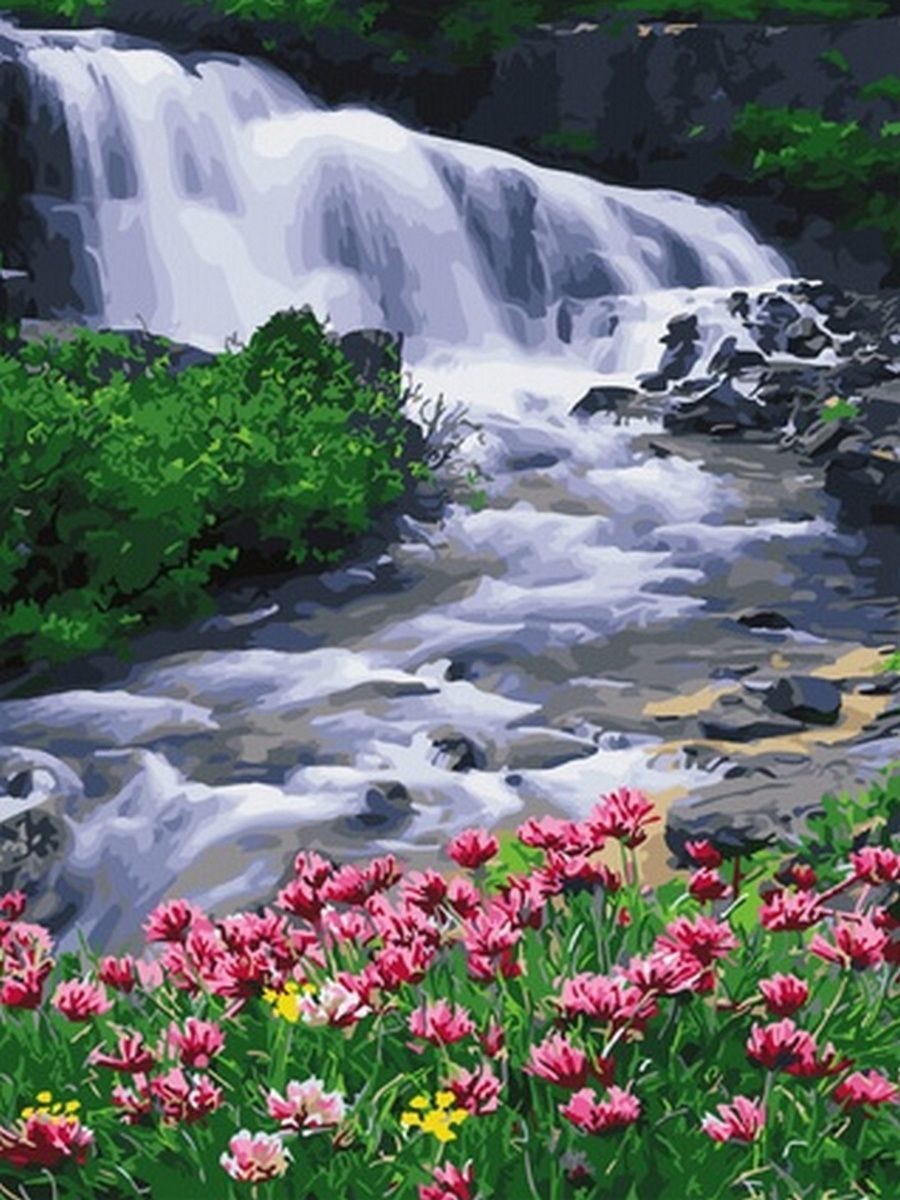 картинки доброе утро водопад красивые