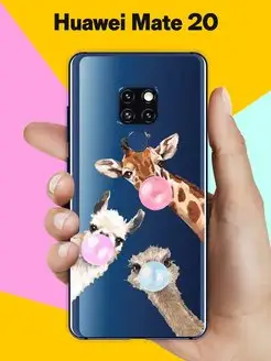 Чехол на Mate 20 с принтом