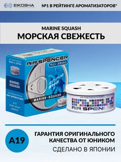 Ароматизатор меловой в машину - MARINE SQUASH