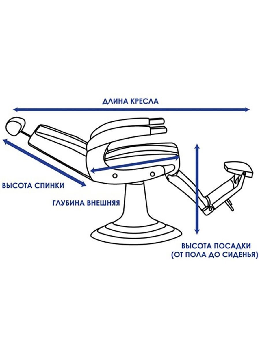 Ширина и глубина кресла