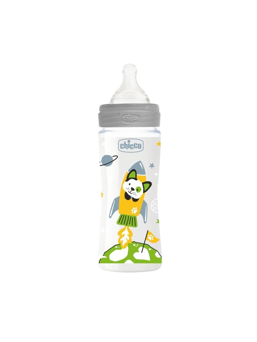 Бутылочка chicco для каш boy wb 330 мл