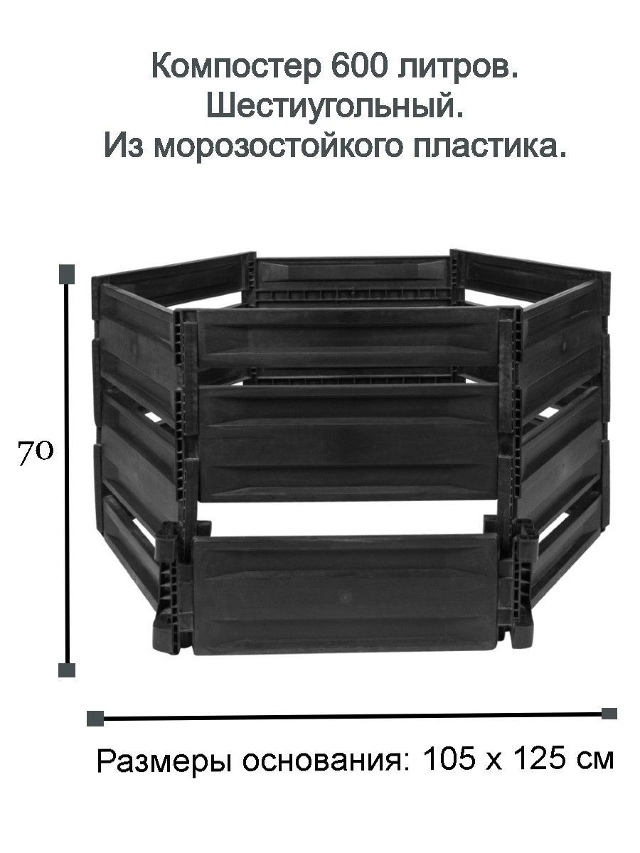 Как собрать компостер садовый пластиковый черный схема