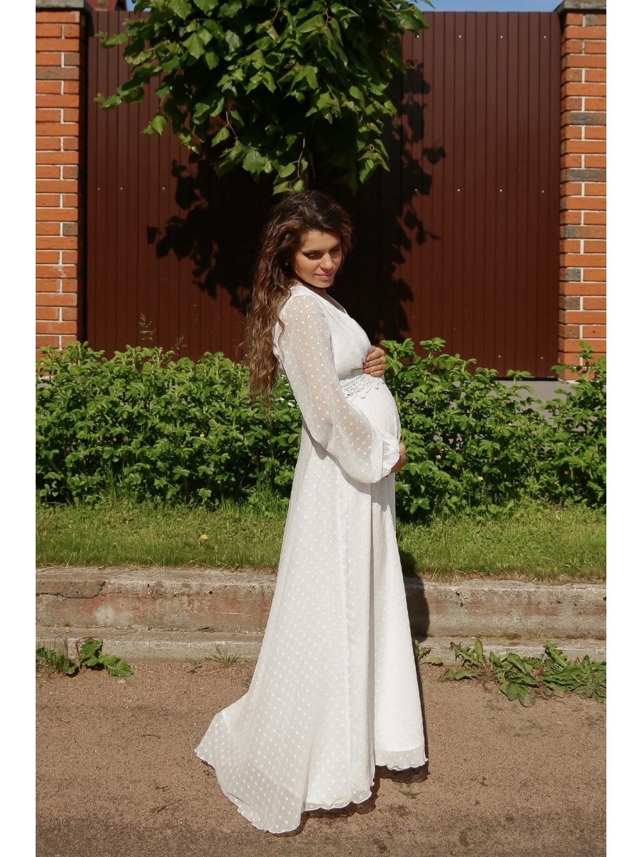 Длинные платья в пол для беременных
