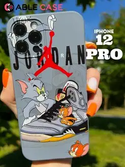 Чехол на iPhone 12 Pro с принтом силиконовый