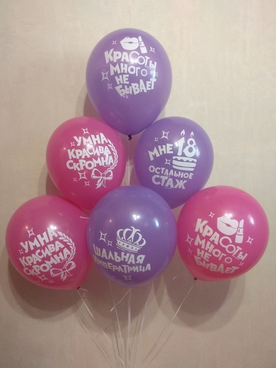 шарики для подруги на день рождения