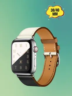 Кожаный ремешок для смарт-часов Apple Watch 38-40-41 мм