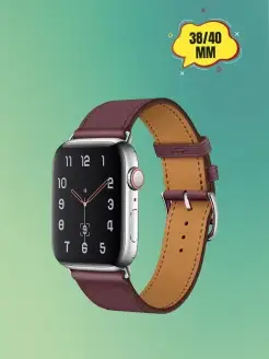 Кожаный ремешок для смарт-часов Apple Watch 38-40-41 мм