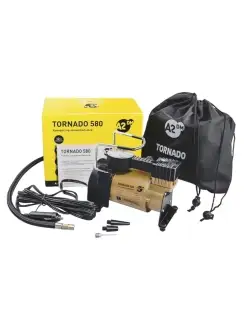 Компрессор автомобильный TORNADO 580, 40л мин, 12V, 150W