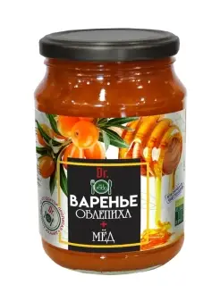 Варенье Облепиха с мёдом, 900 г