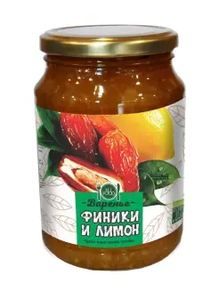 Варенье Финик и лимон, 900 г