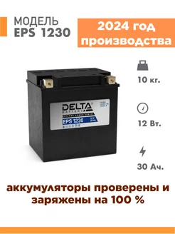 Аккумулятор для мотоцикла EPS 1230 12v 30Ah