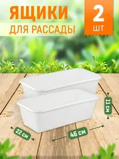 Пластиковые ящики для рассады цветов растений сад дача