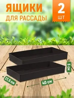 Пластиковые ящики для рассады цветов растений сад дача