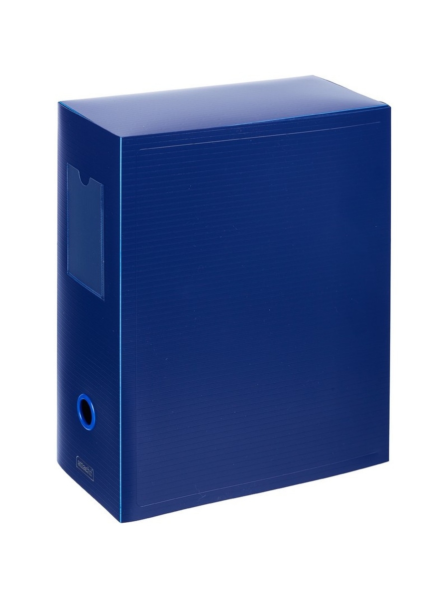 Короб архивный Attache пластиковый синий 245x120x330 мм