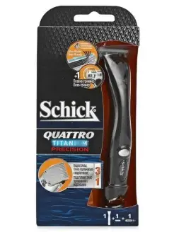 Wilkinson Sword QUATTRO Titanium PRECISION Станок, триммер