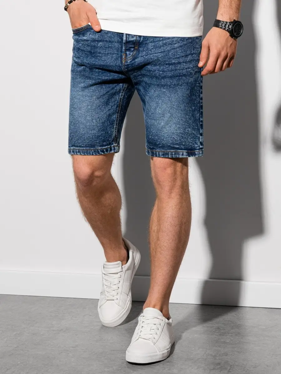 Мужские короткие джинсовые шорты