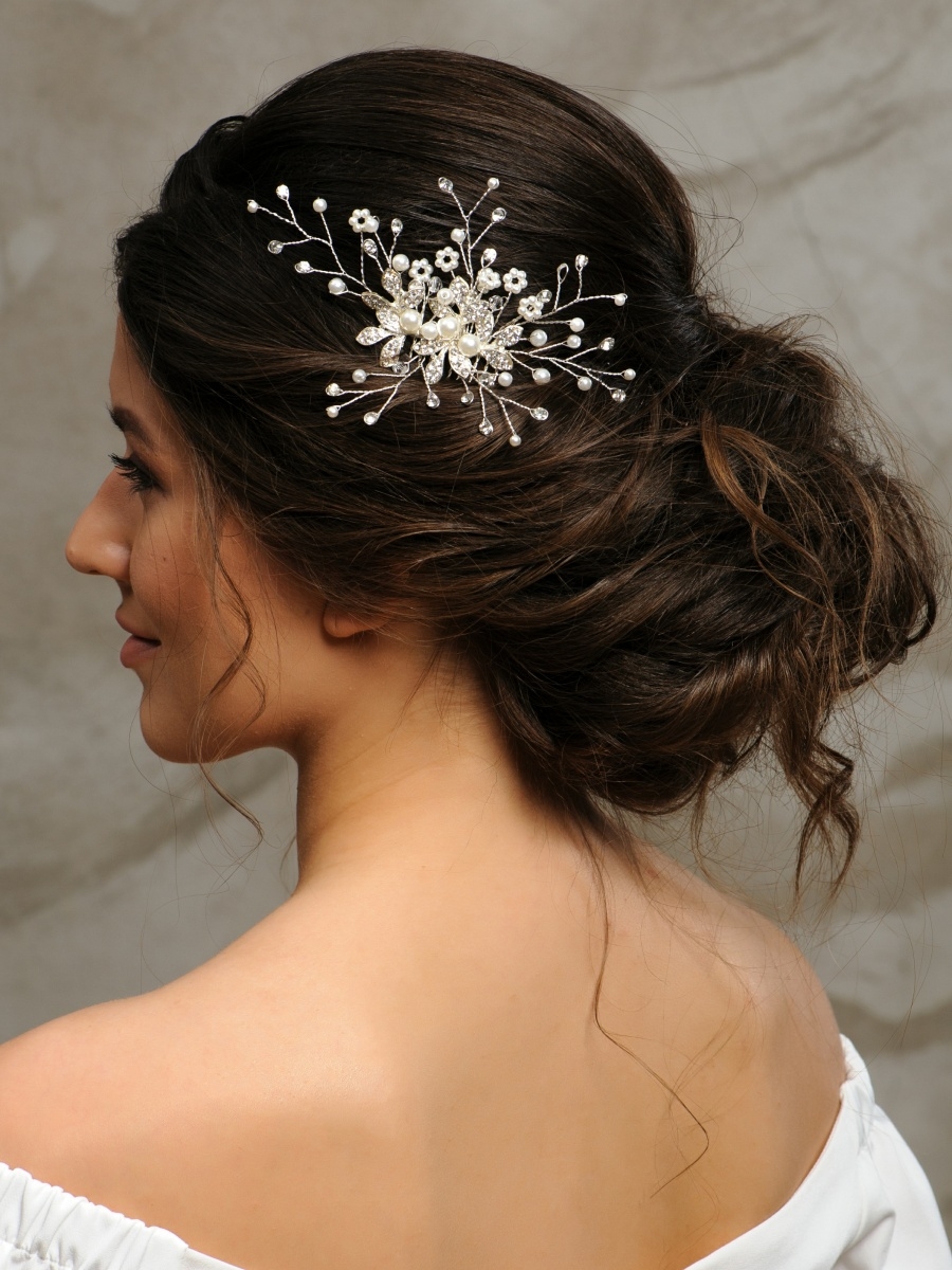 Свадебные украшения для волос невесты оптом от производителя