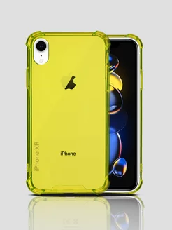 Чехол на Apple iPhone XR прозрачный цветной