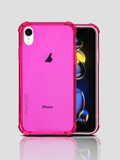 Чехол на Apple iPhone XR прозрачный цветной