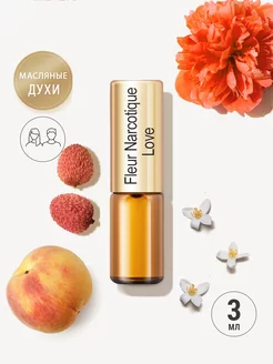 Духи масляные мини Fleur Narcotique Love Edition с персиком