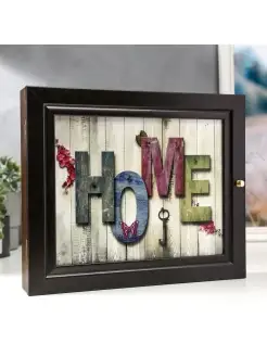 Ключница "Home" венге 26х31 см