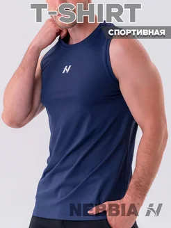 Майка спортивная Functional Sporty Tank Top Power 322. Синий