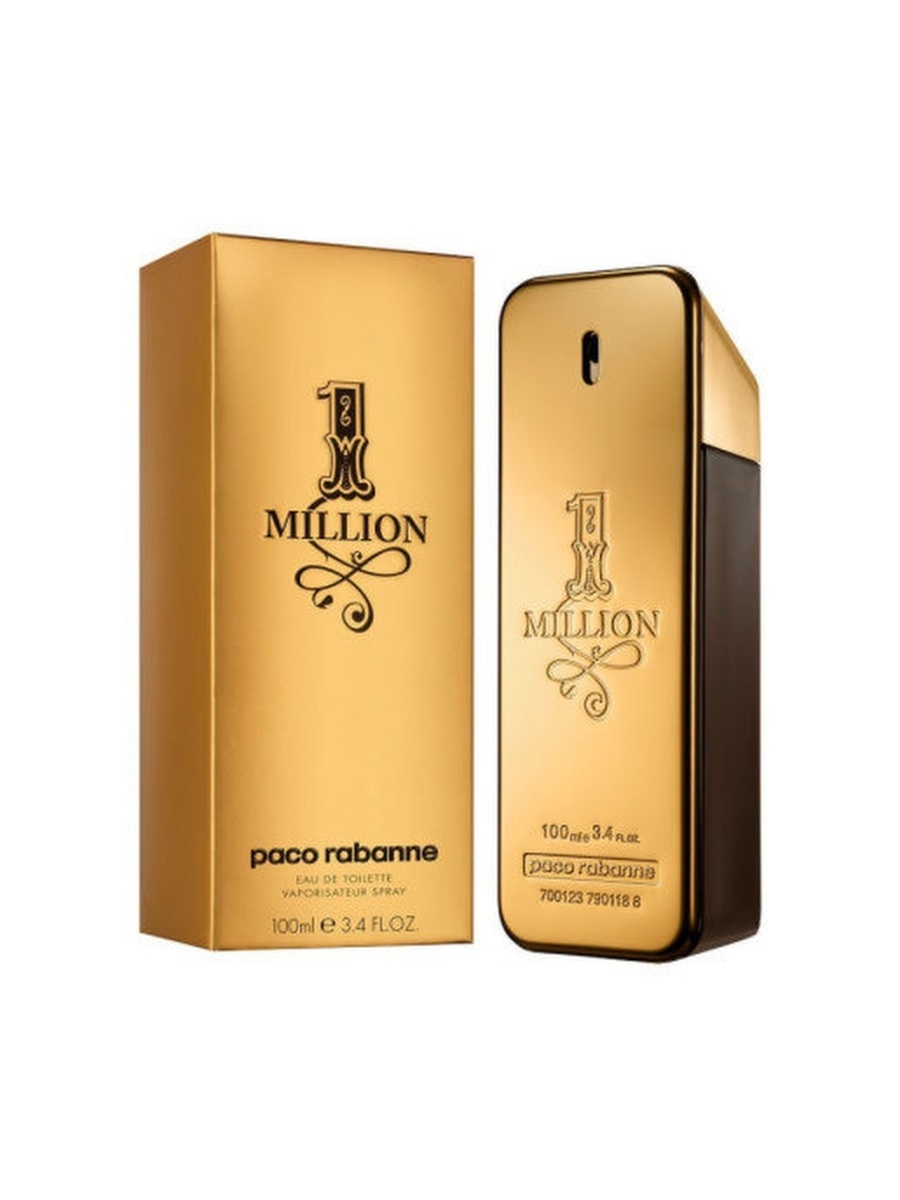 Духи миллион мужские. Paco Rabanne 1 million 100 EDT 100ml. Paco Rabanne 1 million 100 мл. Туалетная вода Paco Rabanne 