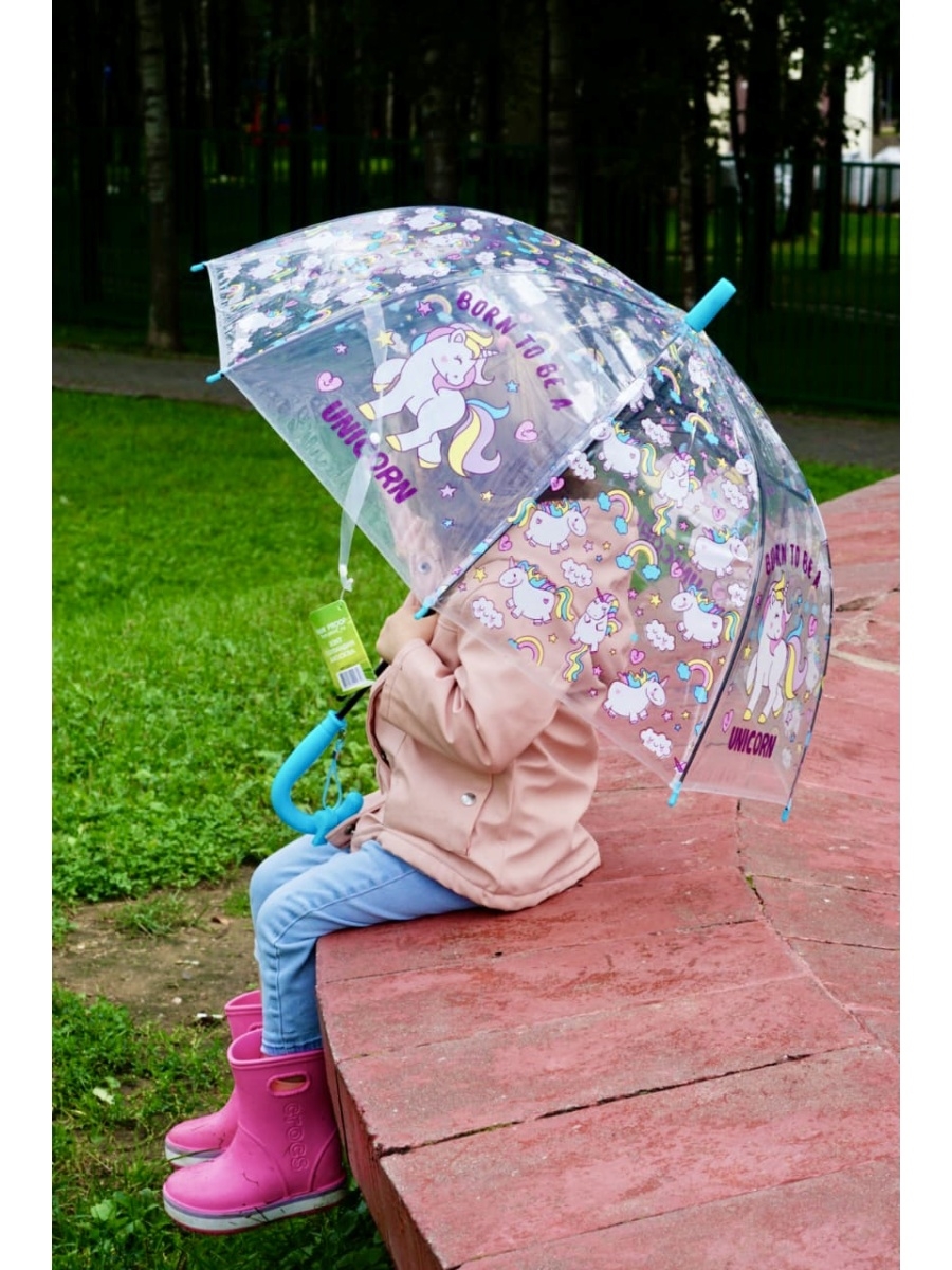 Зонт детский Единорог, 46см. 53703