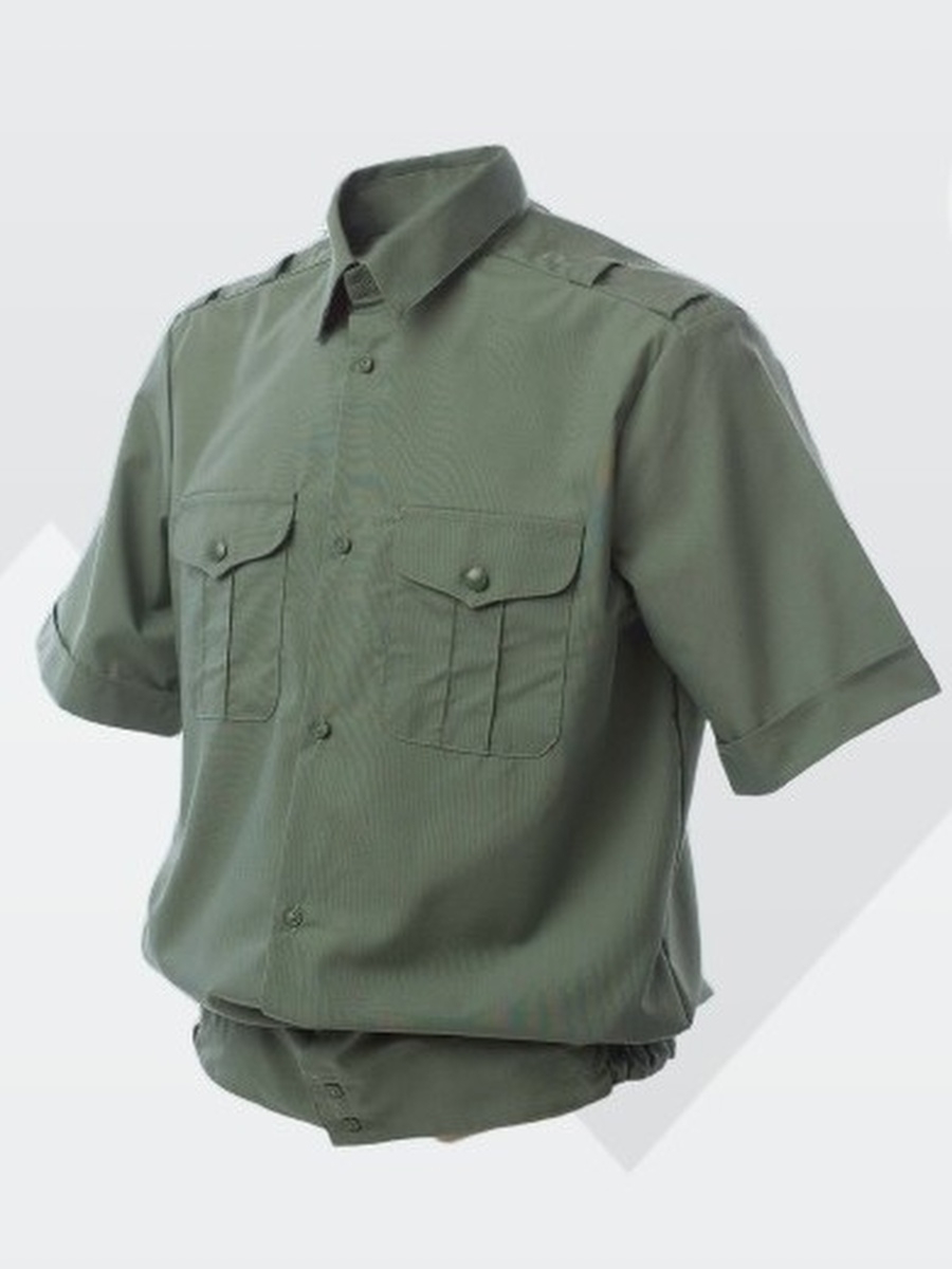 Рубашка форменная, олива 1-6-004