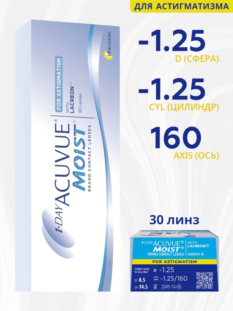 Линзы moist. Acuvue 1-Day moist for Astigmatism. Контактные линзы Acuvue moist 1 Day. Линзы Acuvue moist 1 Day 6. Акувью Мойст -3,75.