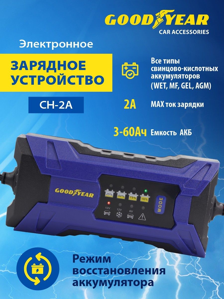 Зарядное устройство goodyear ch 4a