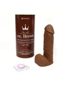 Шоколадный член в Тубе Mr. Brown