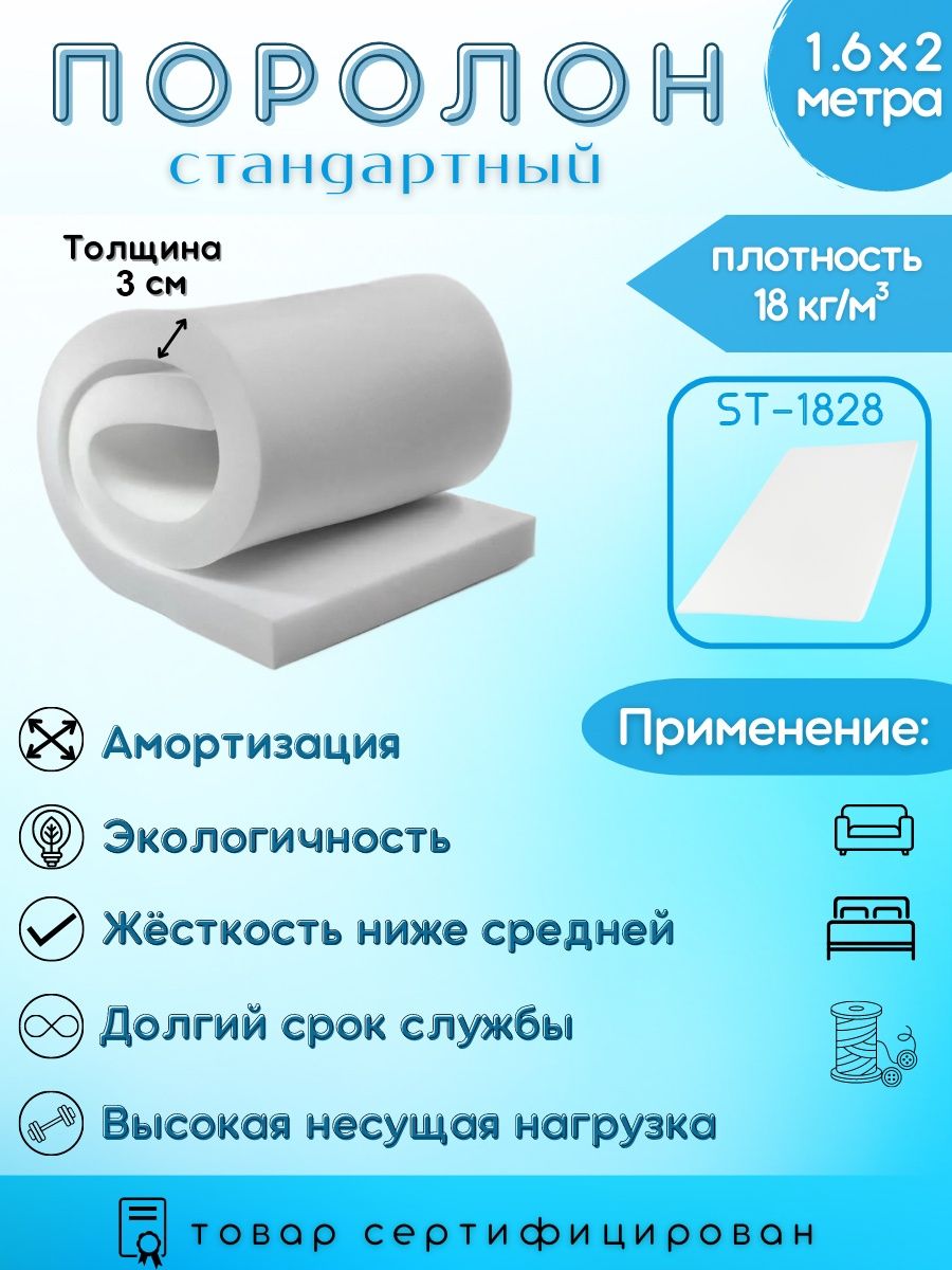 Мебельный поролон толщина. Поролон стандартный St-1828 1*2м. Толщина поролона. Марки поролона. Плотность поролона.