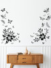 Интерьерные наклейки на стену цветочки и бабочки бренд Дом Наклеек продавец Продавец № 336245