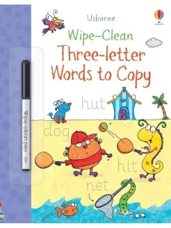 Wipe-Clean Three-Letter Words to Copy