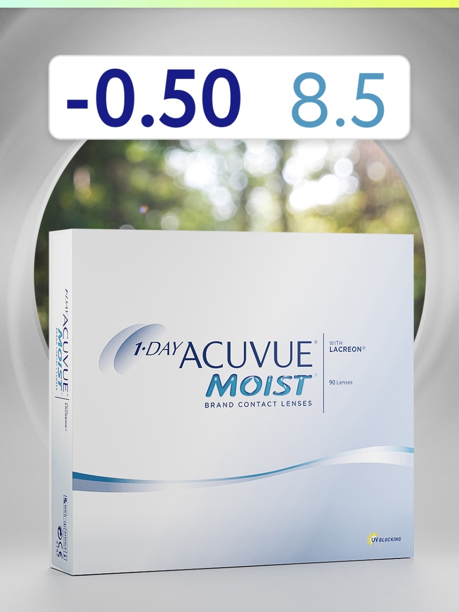 Контактные линзы 1 day acuvue moist