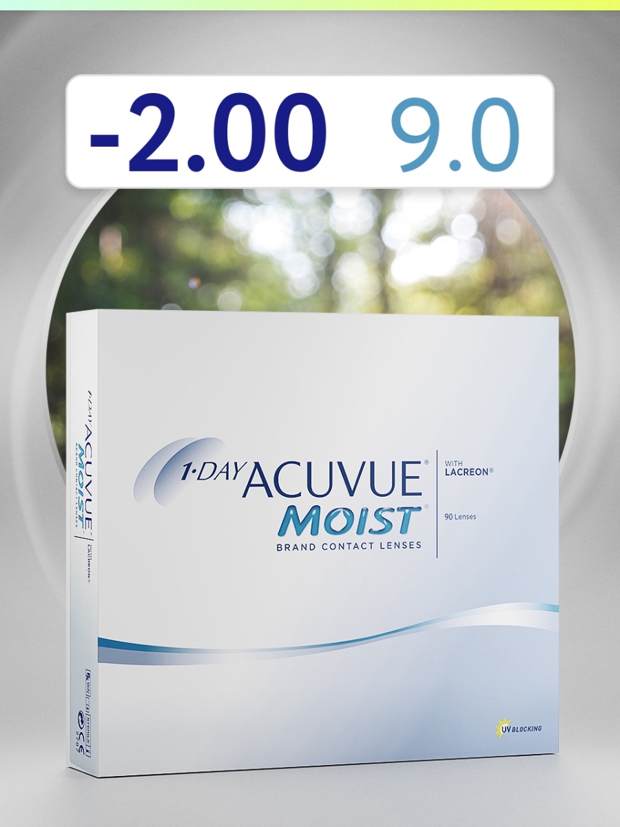 Линзы acuvue moist 90