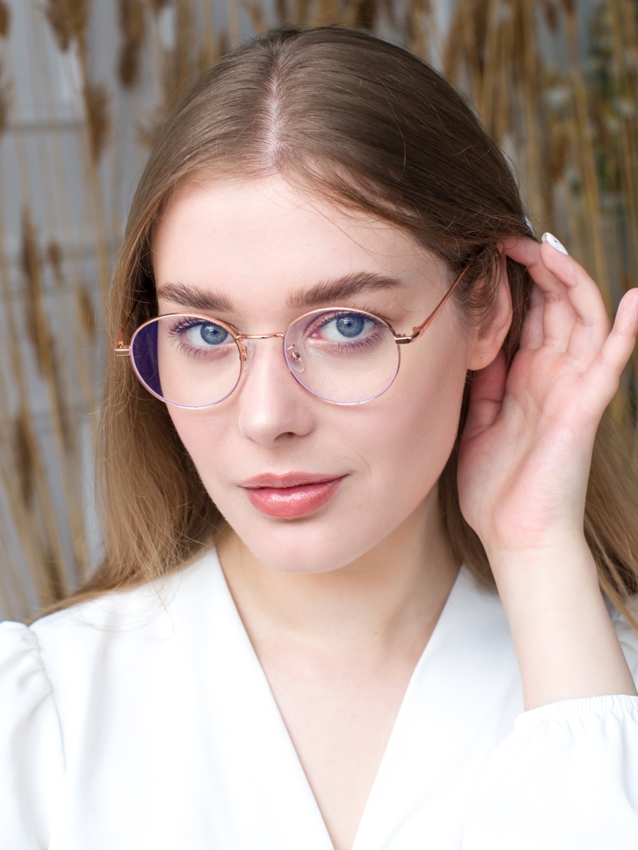 Круглые очки для зрения женские фото