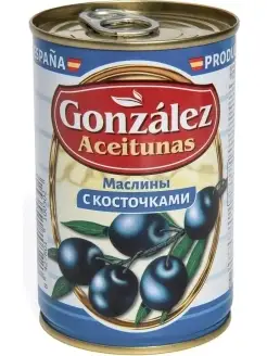 Маслины с косточкой Aceitunas Испания 300г