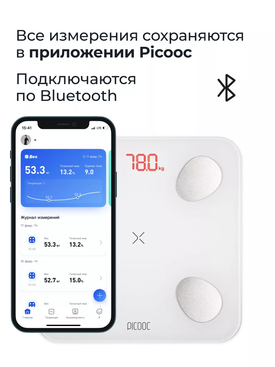 PICOOC Умные диагностические весы Mini Lite